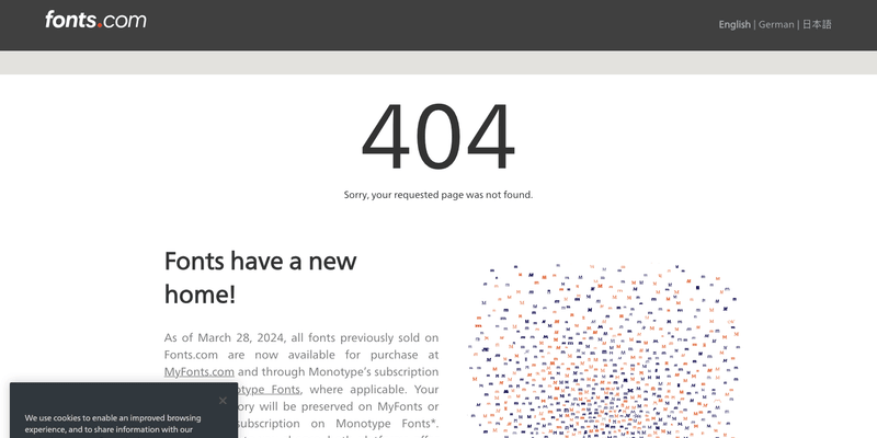 Baskerville font specimen from official website